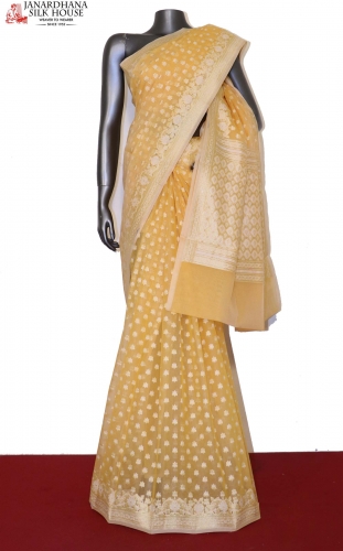 Exclusive Handloom Banarasi Cotton Saree